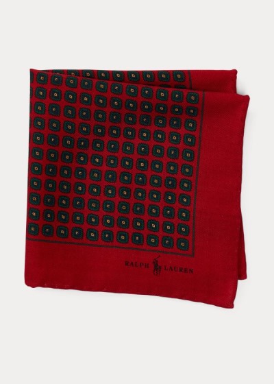 Men's Polo Ralph Lauren Wool Challis Pocket Square | 032678CEF